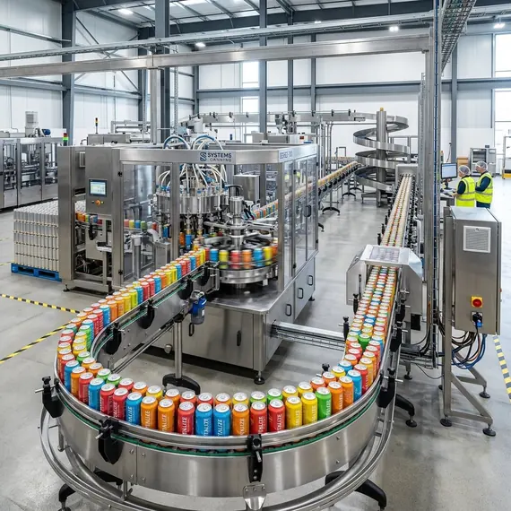 Beverage manufacturing and packing support