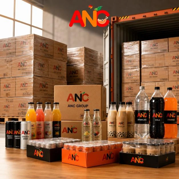 ANC beverage pallets and container order preparation