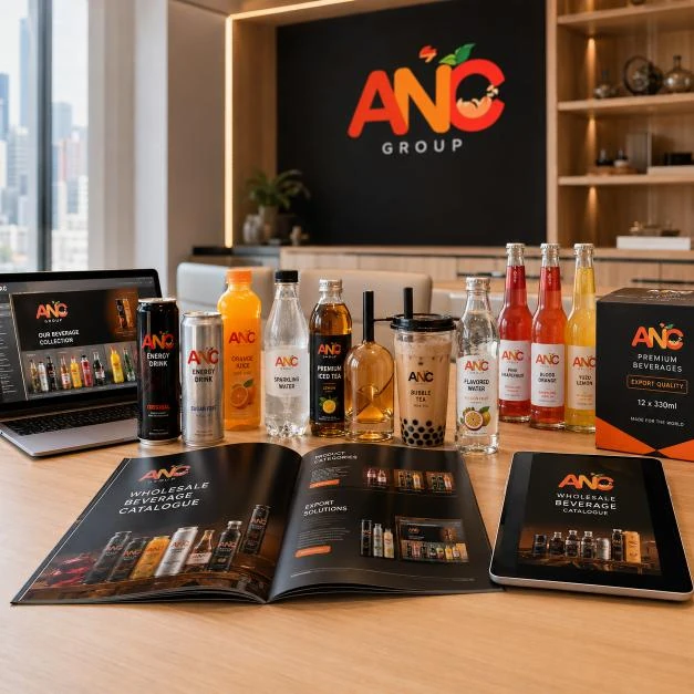 ANC wholesale beverage catalogue with product range