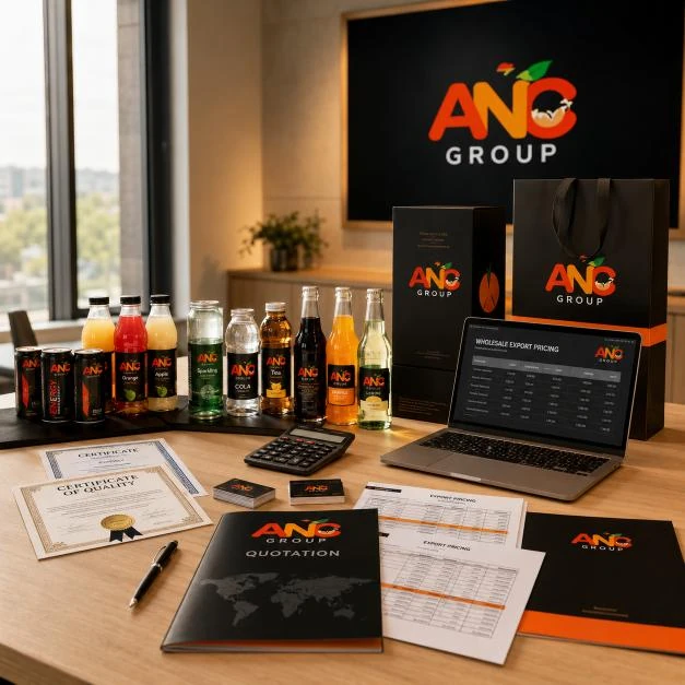 ANC beverage quotation documents and export pricing discussion