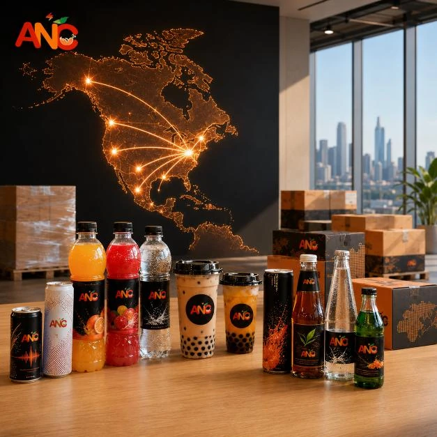 ANC beverage distribution routes across North America