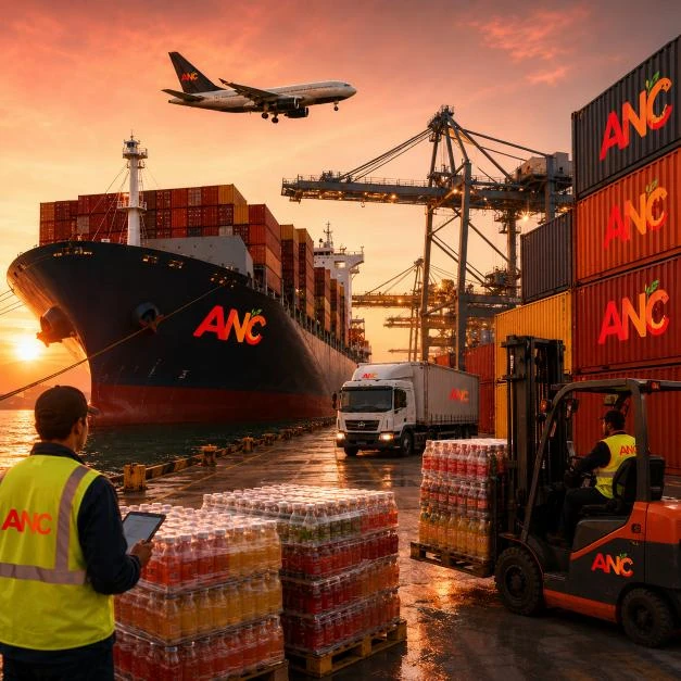 ANC global beverage shipping and container logistics