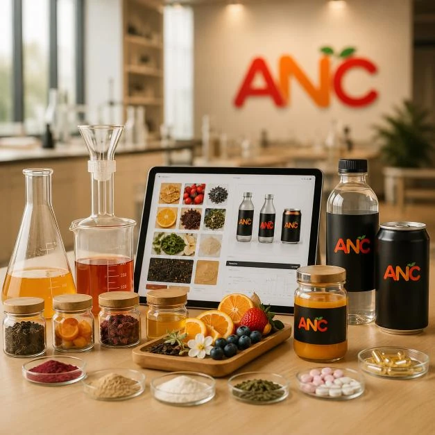 ANC R&D laboratory for custom beverage product formulation and testing