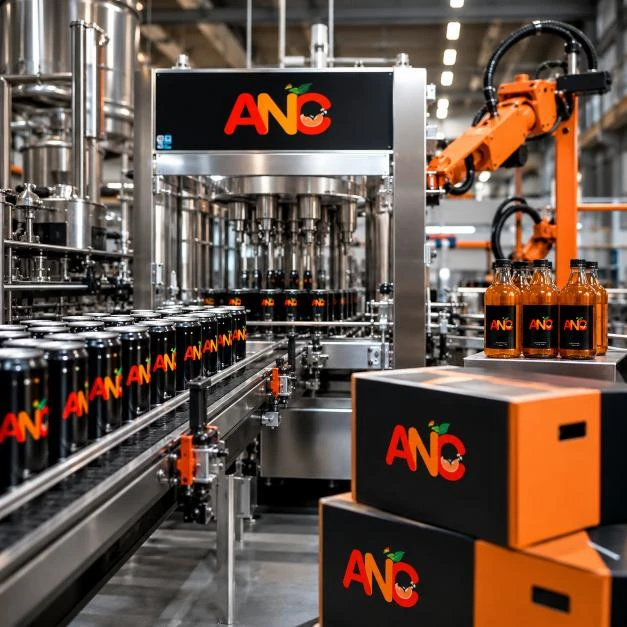 ANC automated beverage manufacturing facility and canning line