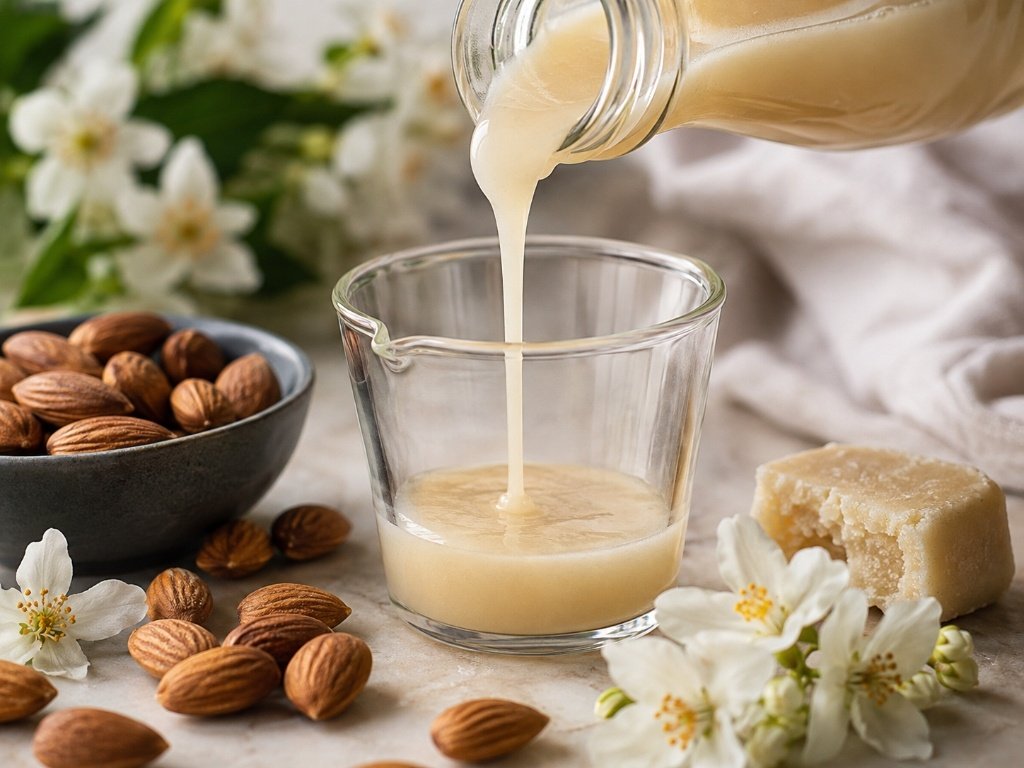 Orgeat syrup with almonds, marzipan and orange blossoms