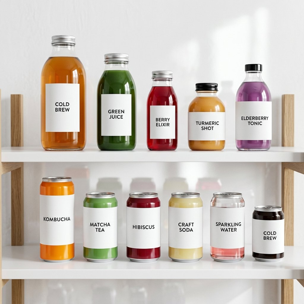 Private Label Beverages packaging and custom branding support